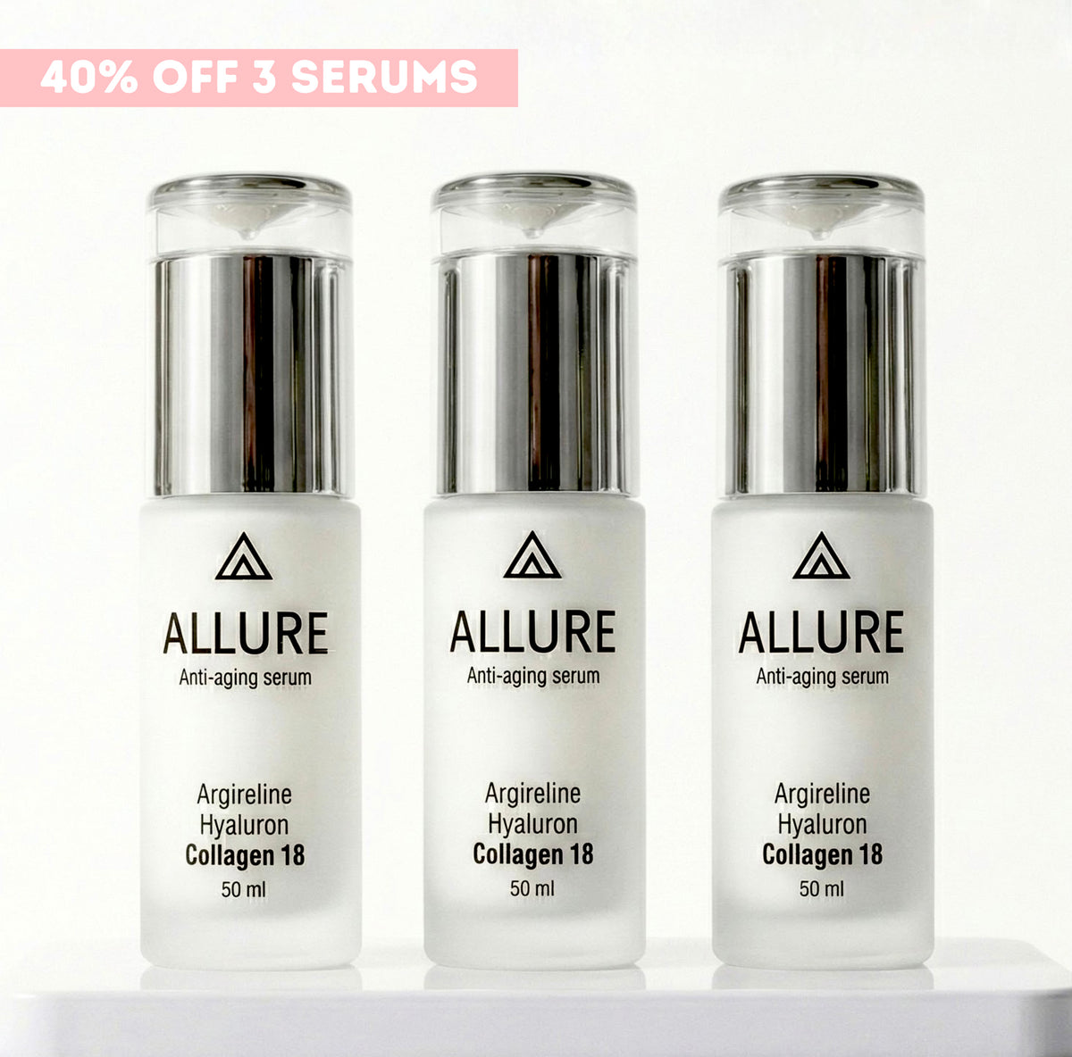 3 Argireline - Hyaluron Serums