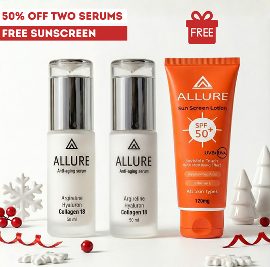 2 Anti Aging Serums + FREE Sunscreen