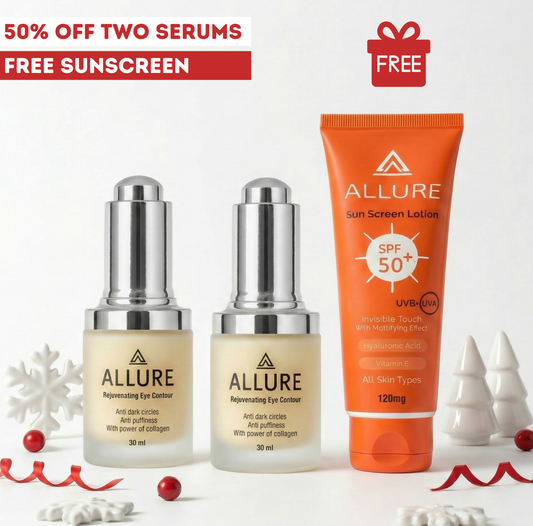 2 Eye Serums + FREE Sunscreen