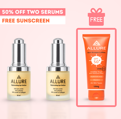 2 Eye Serums + FREE Sunscreen