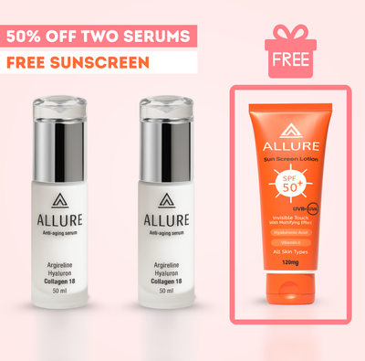 2 Anti Aging Serums + FREE Sunscreen